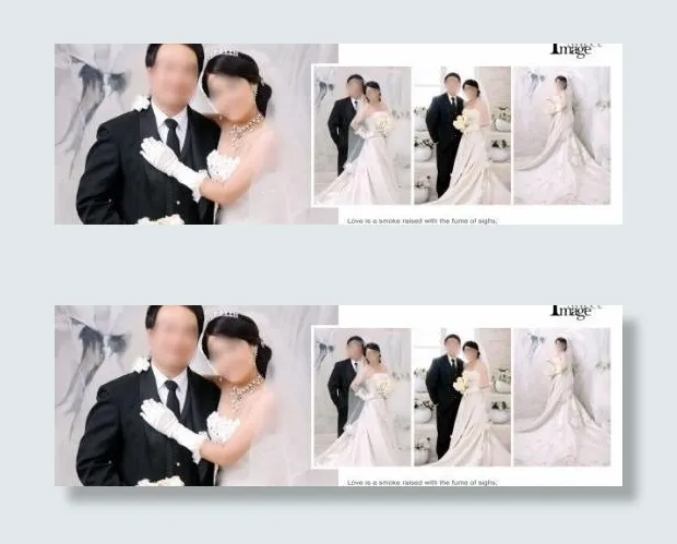 婚纱照模板 下载(4803X2362(DPI:200))psd模版下载