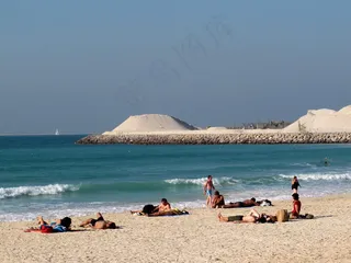 迪拜棕榈岛海滩图片