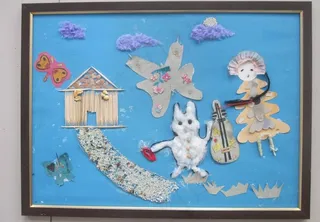 手工粘贴画图片