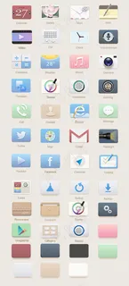 安卓IOS系统手机图标设计