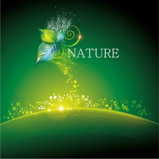 清新绿色背景素材