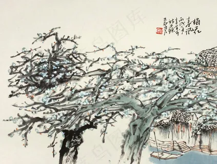 江南小景 梅花春讯图片 江南小景 梅花春讯图片