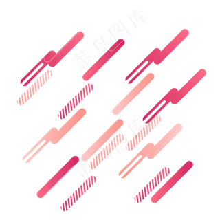 抽象流线科技孟菲斯,免抠元素