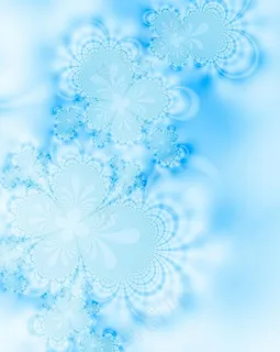 浅蓝梦幻花语图片