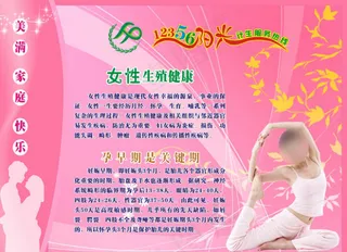 女性生殖健康计生展板