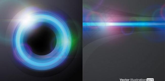炫酷光晕背景矢量素材二