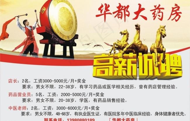 招聘图片cdr矢量模版下载