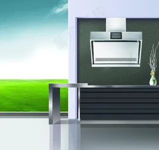 绿色健康厨房图片