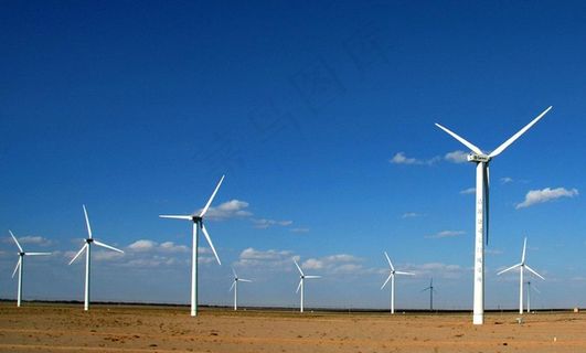 甘肃省玉门风力发电场图片