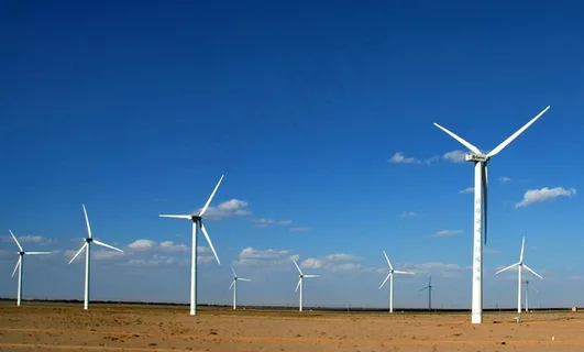 甘肃省玉门风力发电场图片