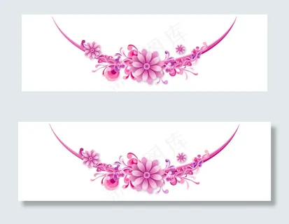 鲜花边框元素 鲜花边框元素