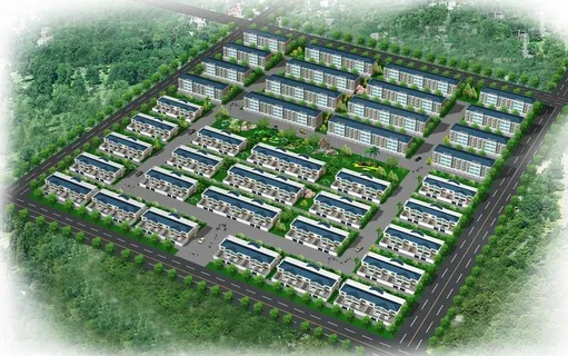 住宅小区效果图图片 住宅小区效果图图片