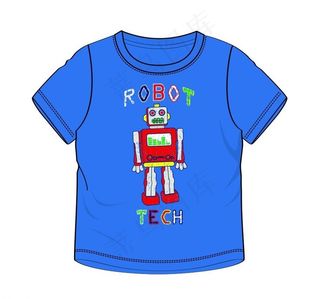 机器人t恤图片