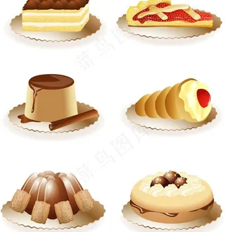 矢量蛋糕图片