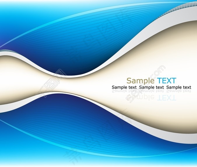 蓝色科技画册背景素材