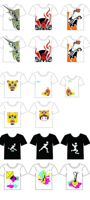 中国元素t恤图片