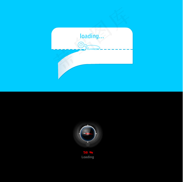 创意flash loading素材...