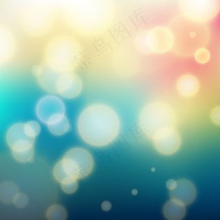 梦幻炫彩背景矢量素材