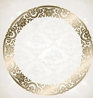 金色花边图片