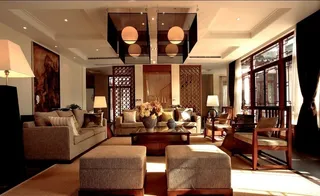中式风格客厅效果图