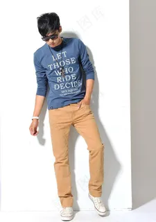 品牌男装海报型男人物图片