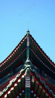 古建筑一角高清摄影图片