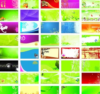 名片 卡片模板图片