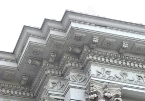 上海闵行区人民法院欧式建筑特写图片