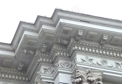 上海闵行区人民法院欧式建筑特写图片 上海闵行区人民法院欧式建筑特写图片