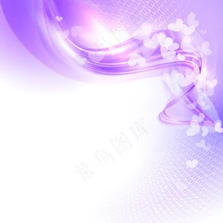 紫色梦幻矢量背景图