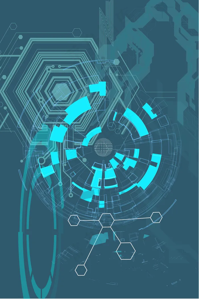 简约网络科技背景psd模版下载