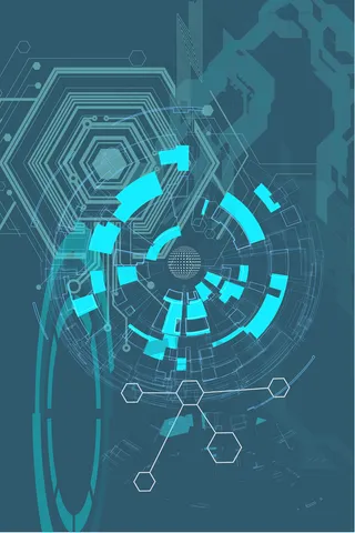 简约网络科技背景