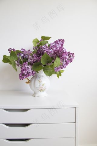 简约小清新文艺风插花静物摆拍背景