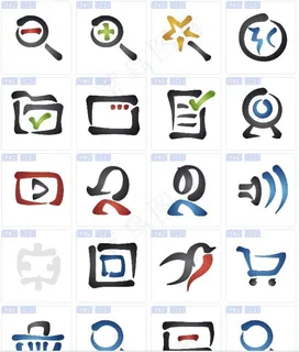 网络商务网站服务图标