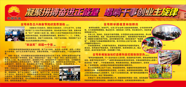 中国石油展板(6000X5000)cdr矢量模版下载