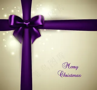 梦幻星光蝴蝶结丝带包装背景图片