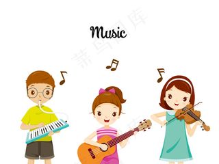 矢量素材Q版学生海报素材学习设计卡...