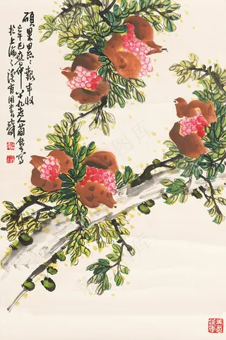 硕果累累报丰收图片