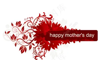 母亲节花纹