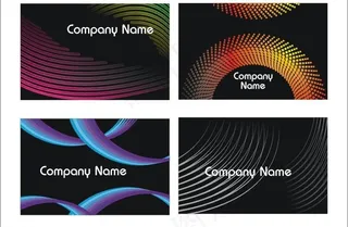 七彩动感线条图片