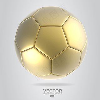 金色足球背景