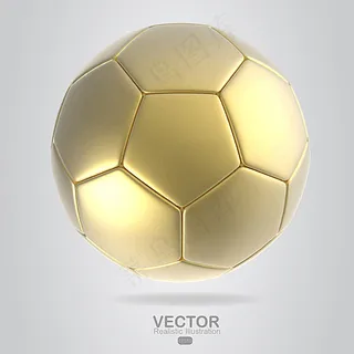 金色足球背景