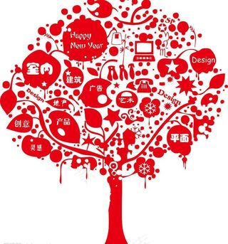 有创意的矢量树图片