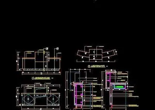 二层儿科候诊区分诊台详图-门诊、急...