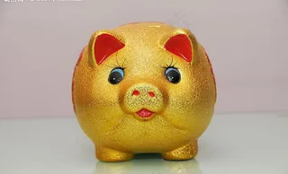 金猪储蓄罐3图片