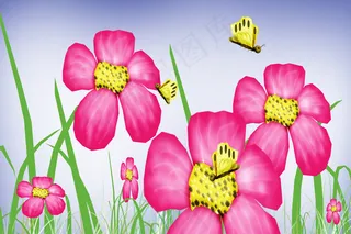 桌面图片可爱春天花朵