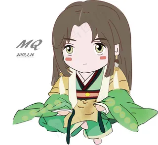 Q版古风卡通人AI格式下载