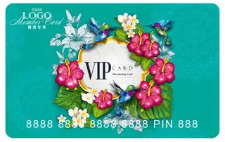 清新 简约 会员卡