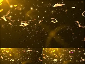 金色粒子舞台动态背景素材下载