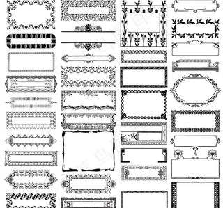 花边框包装饰边欧式图片